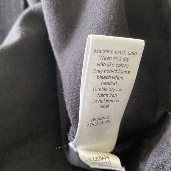 Athleta Velvet Cotton Mini Skirt With‎ Drawstring And Pockets Black 6 - Picture 14 of 15